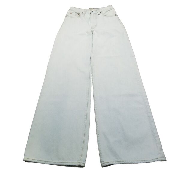 Levi's Denim - Levi's Premium Ribcage Wide Leg Jeans Women's Size 24 Glacier Light Wash (24x31)